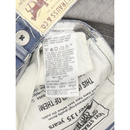 Levi's 504 Men Blue Tapered Regular Jeans W30 L32