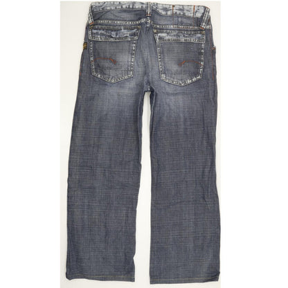 G-Star Core Slacks Men Blue Straight Regular Jeans W34 L27
