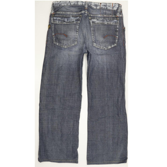 G-Star Core Slacks Men Blue Straight Regular Jeans W34 L27