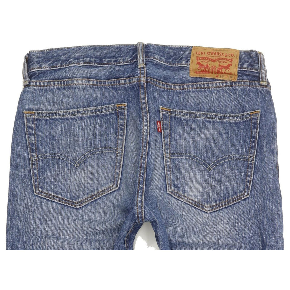 Levi's 505 Men Blue Straight Regular Jeans W33 L31