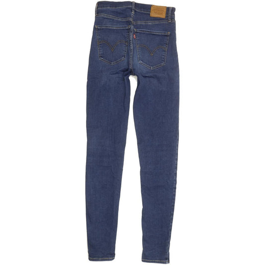 Levi's Mile Blue Skinny Slim Stretch Jeans High Waisted W27 L32