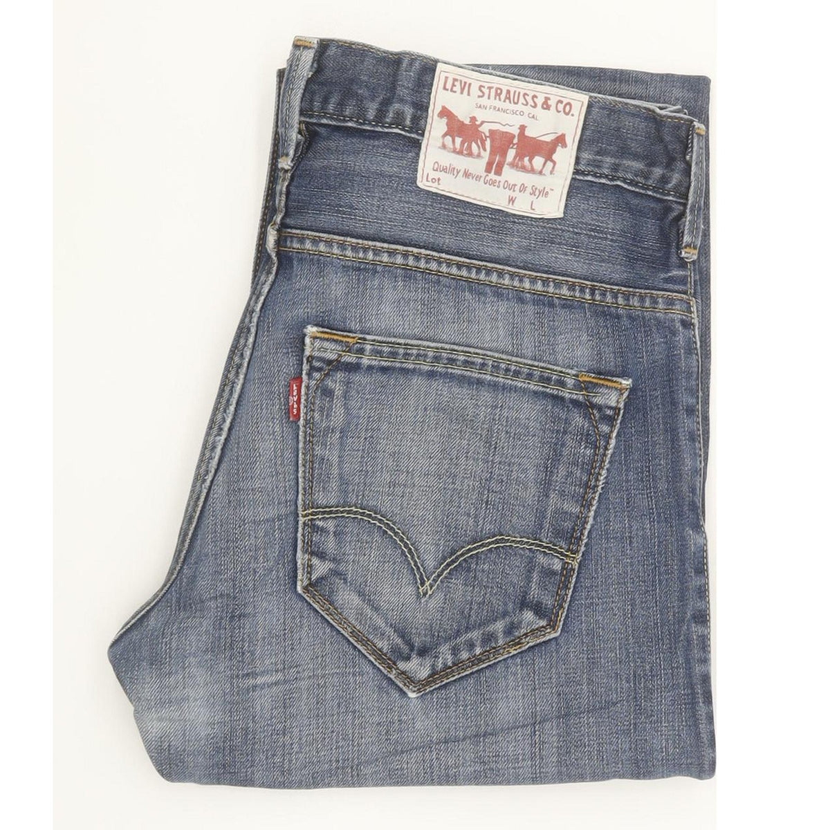 Levi's Men Blue Straight Regular Jeans W30 L31