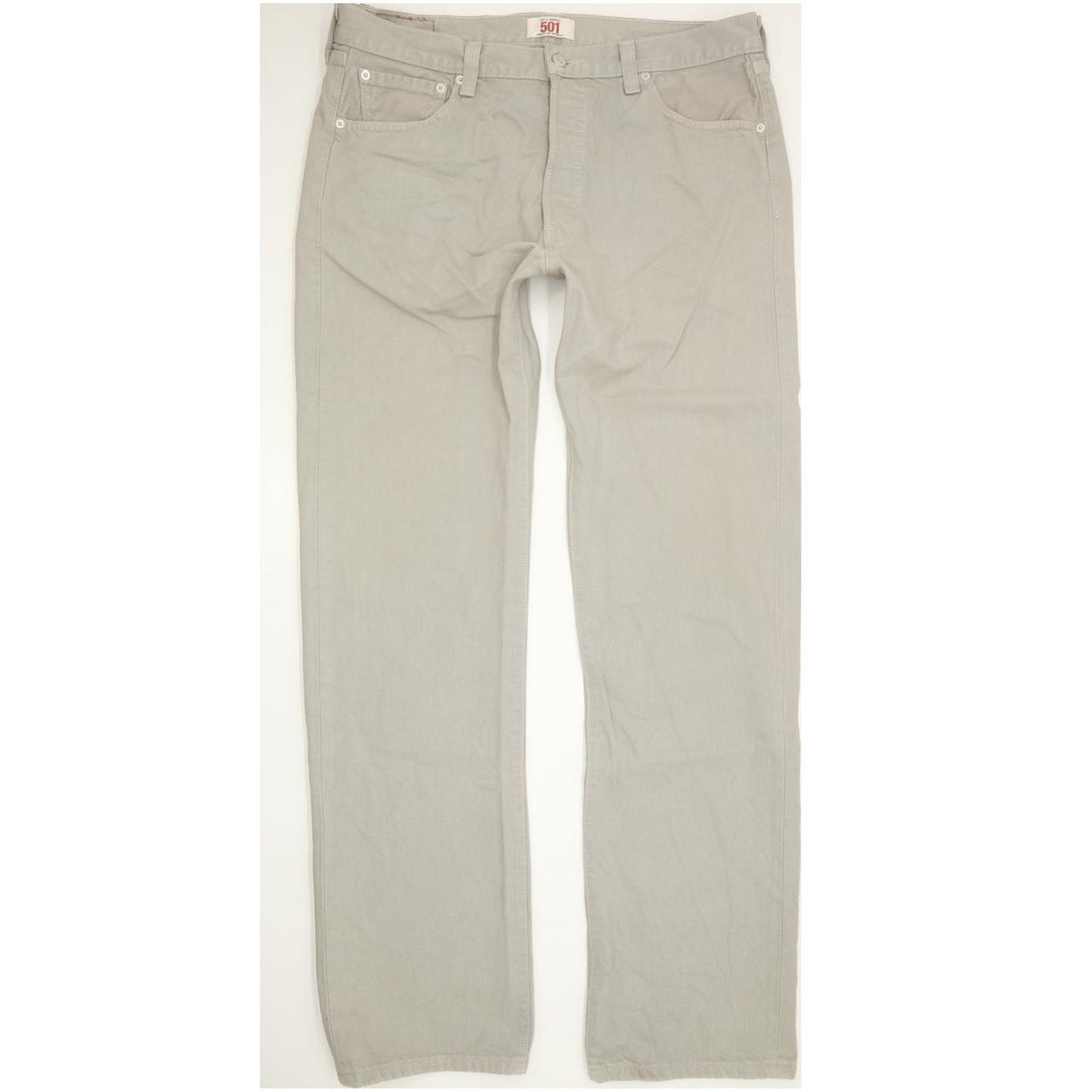 Levi's 501 Men Grey Straight Regular Jeans W36 L35