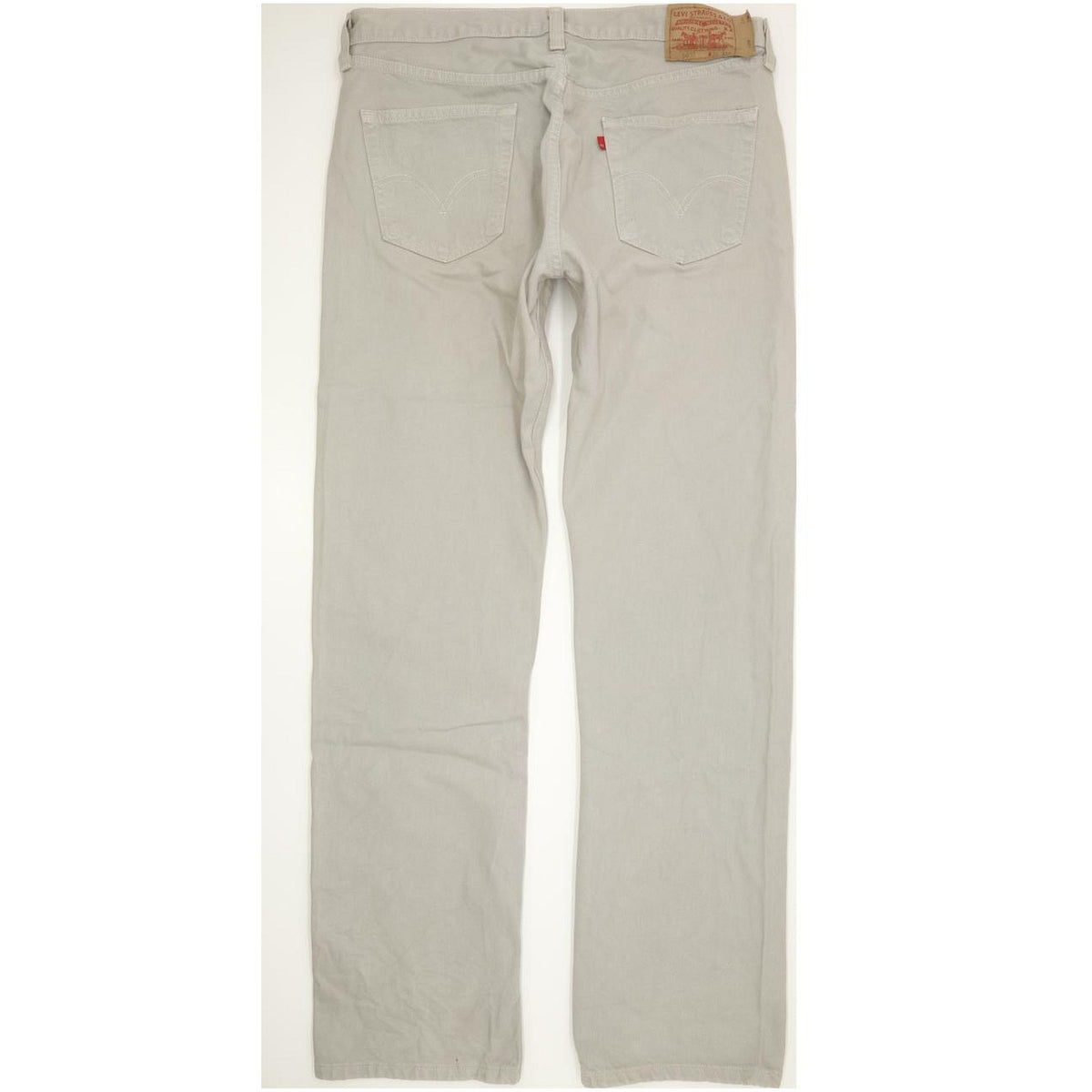Levi's 501 Men Grey Straight Regular Jeans W36 L35