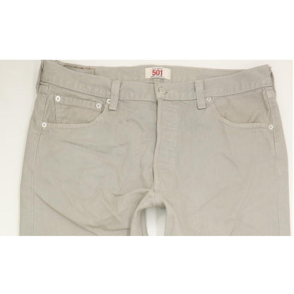 Levi's 501 Men Grey Straight Regular Jeans W36 L35