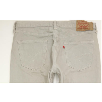 Levi's 501 Men Grey Straight Regular Jeans W36 L35