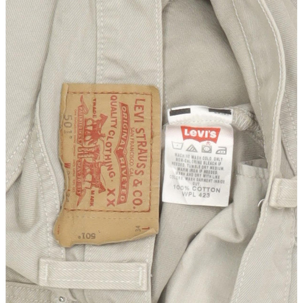 Levi's 501 Men Grey Straight Regular Jeans W36 L35