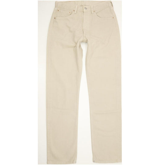 Levi's 501 Made in USA Men Beige Straight Regular Jeans W31 L33