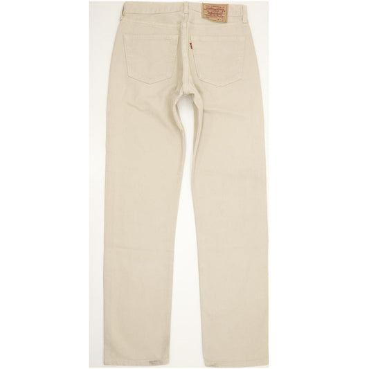 Levi's 501 Made in USA Men Beige Straight Regular Jeans W31 L33