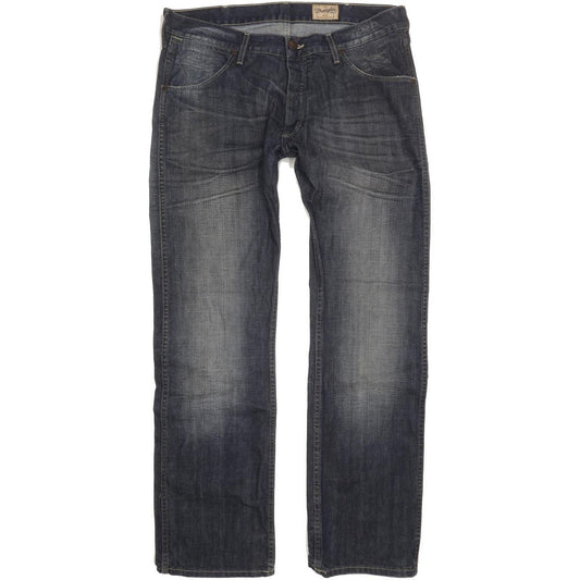 Wrangler Ace Men Blue Straight Regular Jeans W38 L34