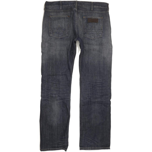 Wrangler Ace Men Blue Straight Regular Jeans W38 L34