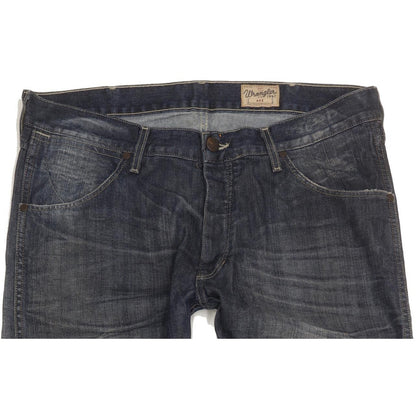 Wrangler Ace Men Blue Straight Regular Jeans W38 L34