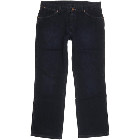 Wrangler Alaska Men Navy Straight Regular Jeans W36 L30
