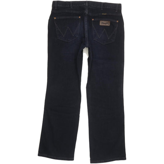 Wrangler Alaska Men Navy Straight Regular Jeans W36 L30