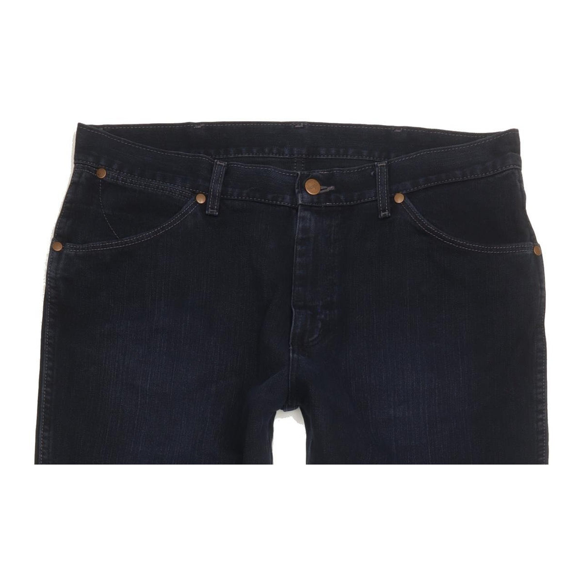 Wrangler Alaska Men Navy Straight Regular Jeans W36 L30