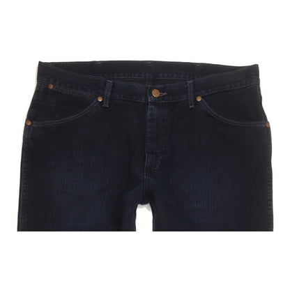 Wrangler Alaska Men Navy Straight Regular Jeans W36 L30