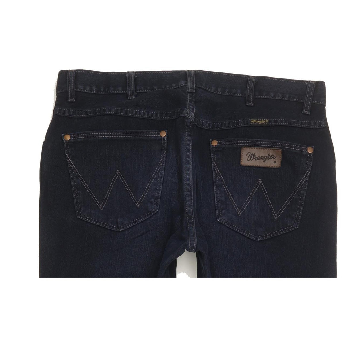 Wrangler Alaska Men Navy Straight Regular Jeans W36 L30