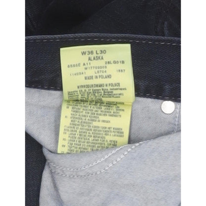 Wrangler Alaska Men Navy Straight Regular Jeans W36 L30