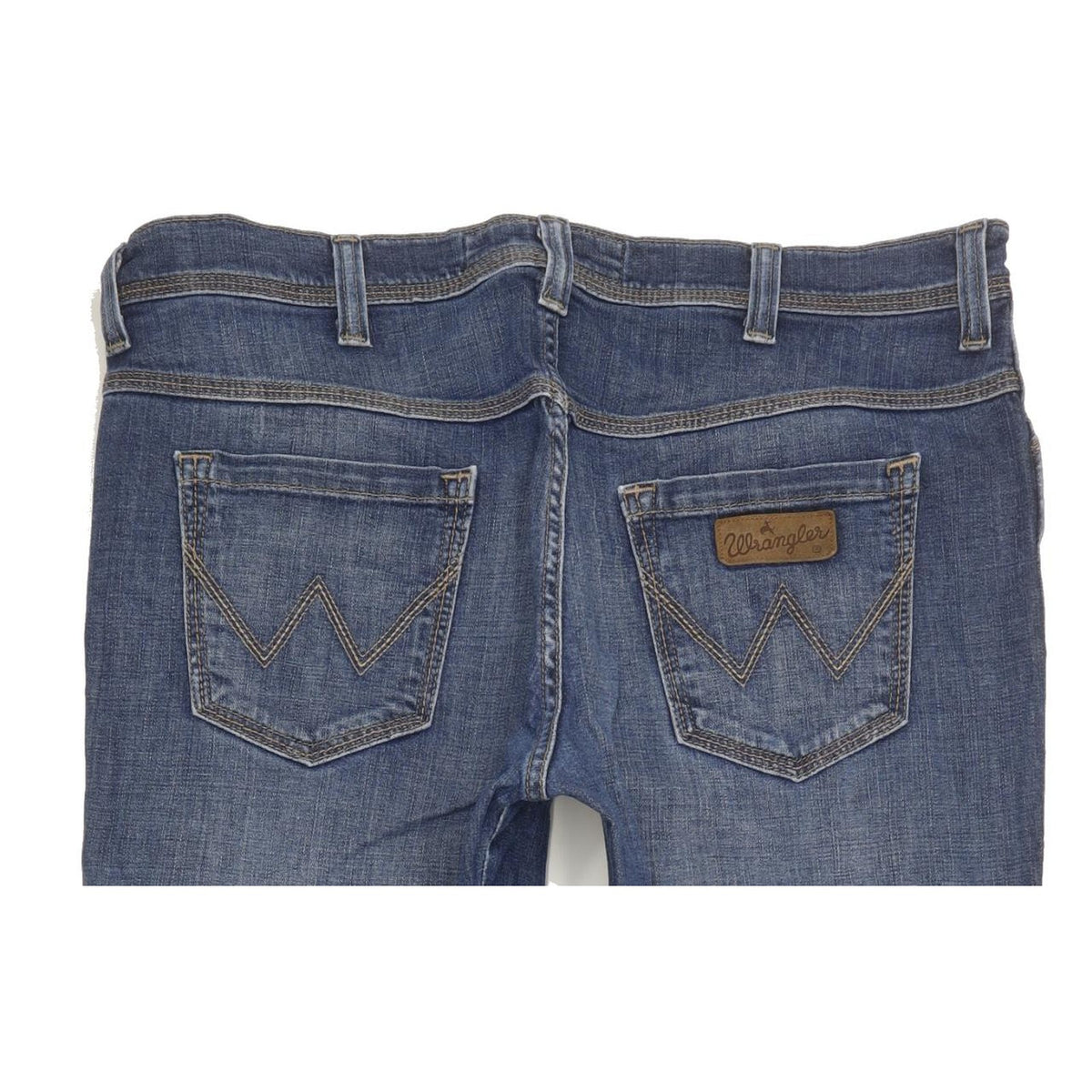 Wrangler Roxboro Blue Straight Regular Stretch Jeans High Waisted W38 L33