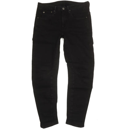 G-Star Arc 3D Women Black Tapered Loose Boyfriend Stretch Jeans W28 L32