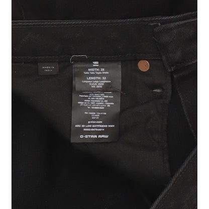 G-Star Arc 3D Women Black Tapered Loose Boyfriend Stretch Jeans W28 L32