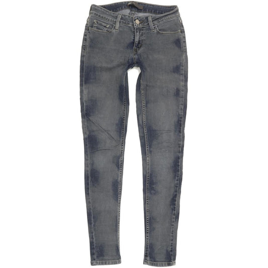 Levi's Legging Women Blue Skinny Slim Stretch Jeans W26 L30