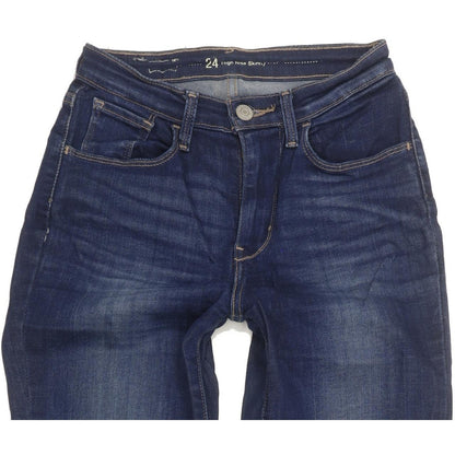 Levi's Women Blue Skinny Slim Stretch Jeans W24 L30