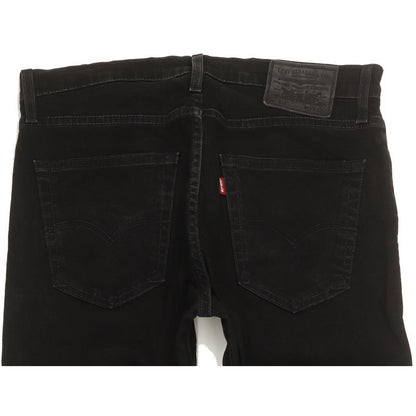 Levi's 512 Men Black Tapered Slim Stretch Jeans W32 L31