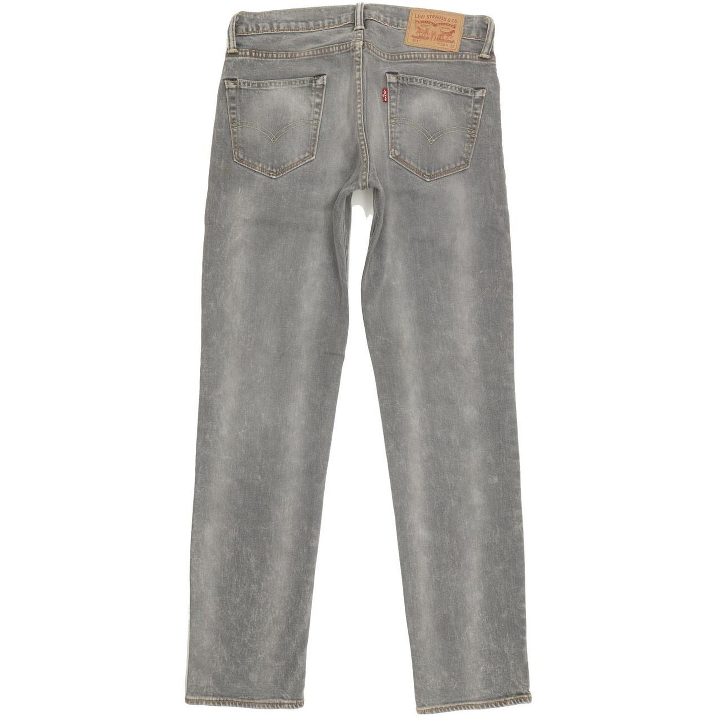 Levi's 511 Men Grey Straight Slim Stretch Jeans W30 L31
