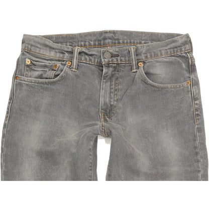 Levi's 511 Men Grey Straight Slim Stretch Jeans W30 L31