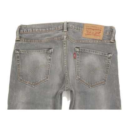 Levi's 511 Men Grey Straight Slim Stretch Jeans W30 L31