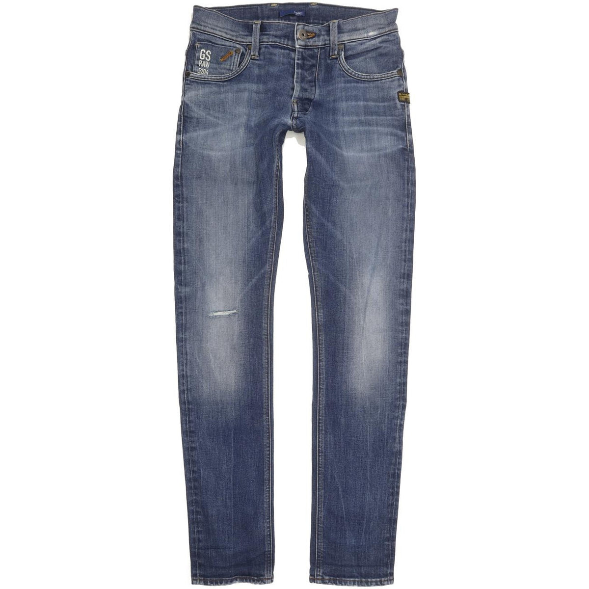 G-Star Defend Men Blue Skinny Slim Stretch Jeans W29 L32