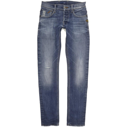 G-Star Defend Men Blue Skinny Slim Stretch Jeans W29 L32