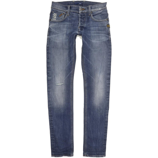 G-Star Defend Men Blue Skinny Slim Stretch Jeans W29 L32