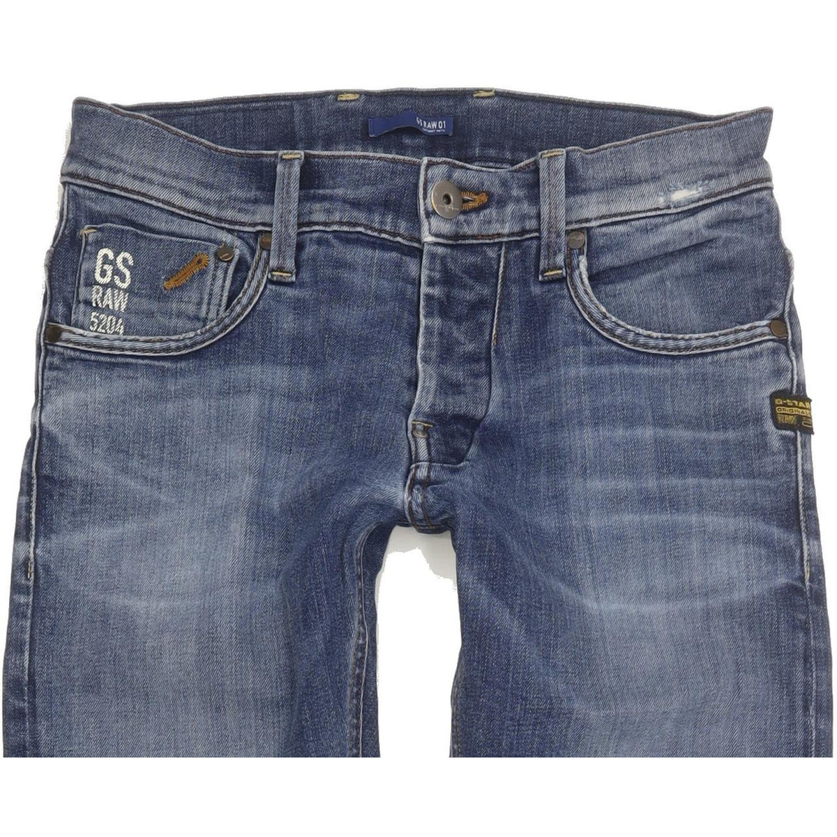 G-Star Defend Men Blue Skinny Slim Stretch Jeans W29 L32