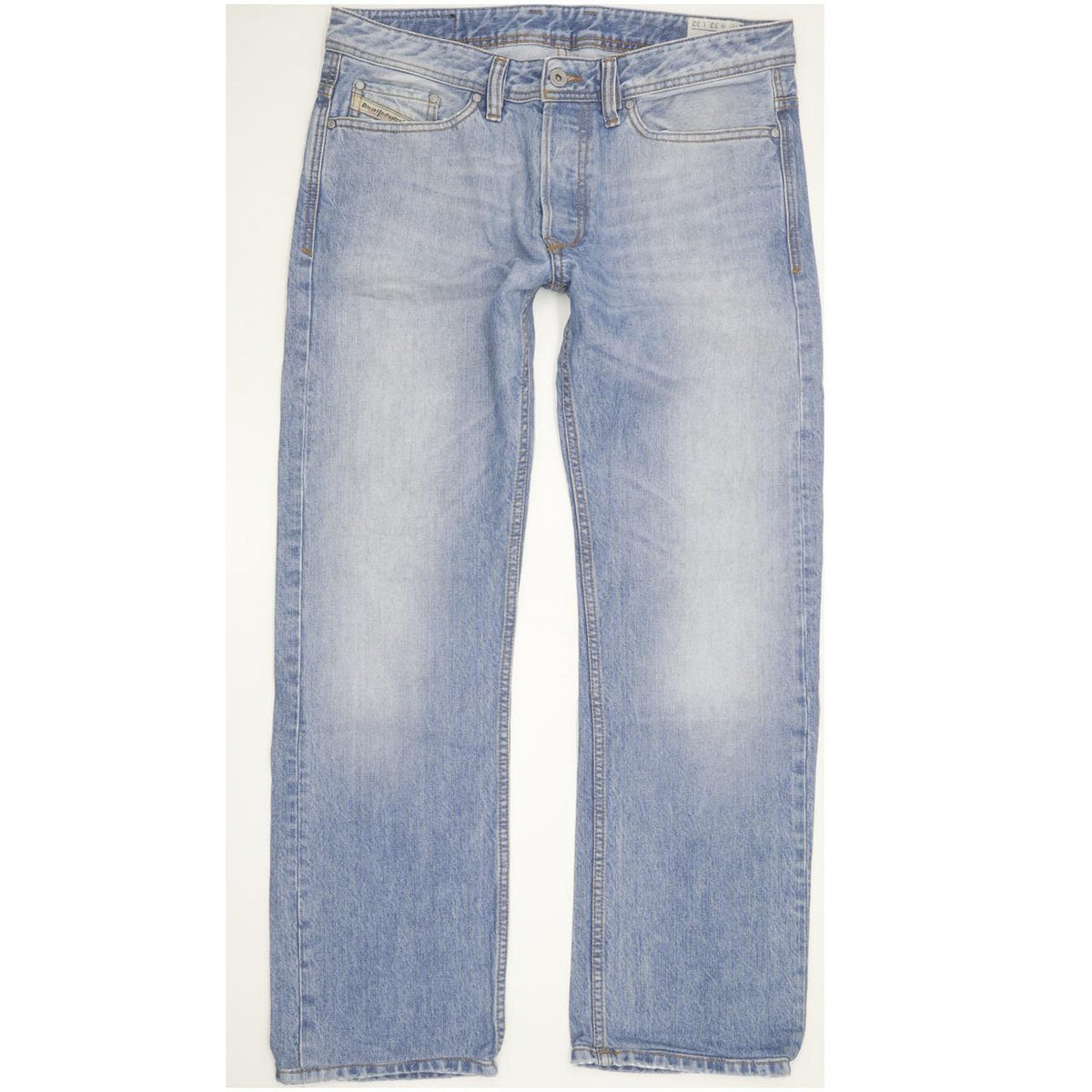 Diesel Viker 0RK37 Men Blue Straight Regular Jeans W32 L29
