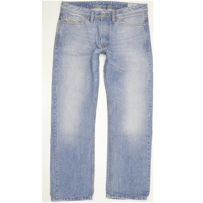 Diesel Viker 0RK37 Men Blue Straight Regular Jeans W32 L29