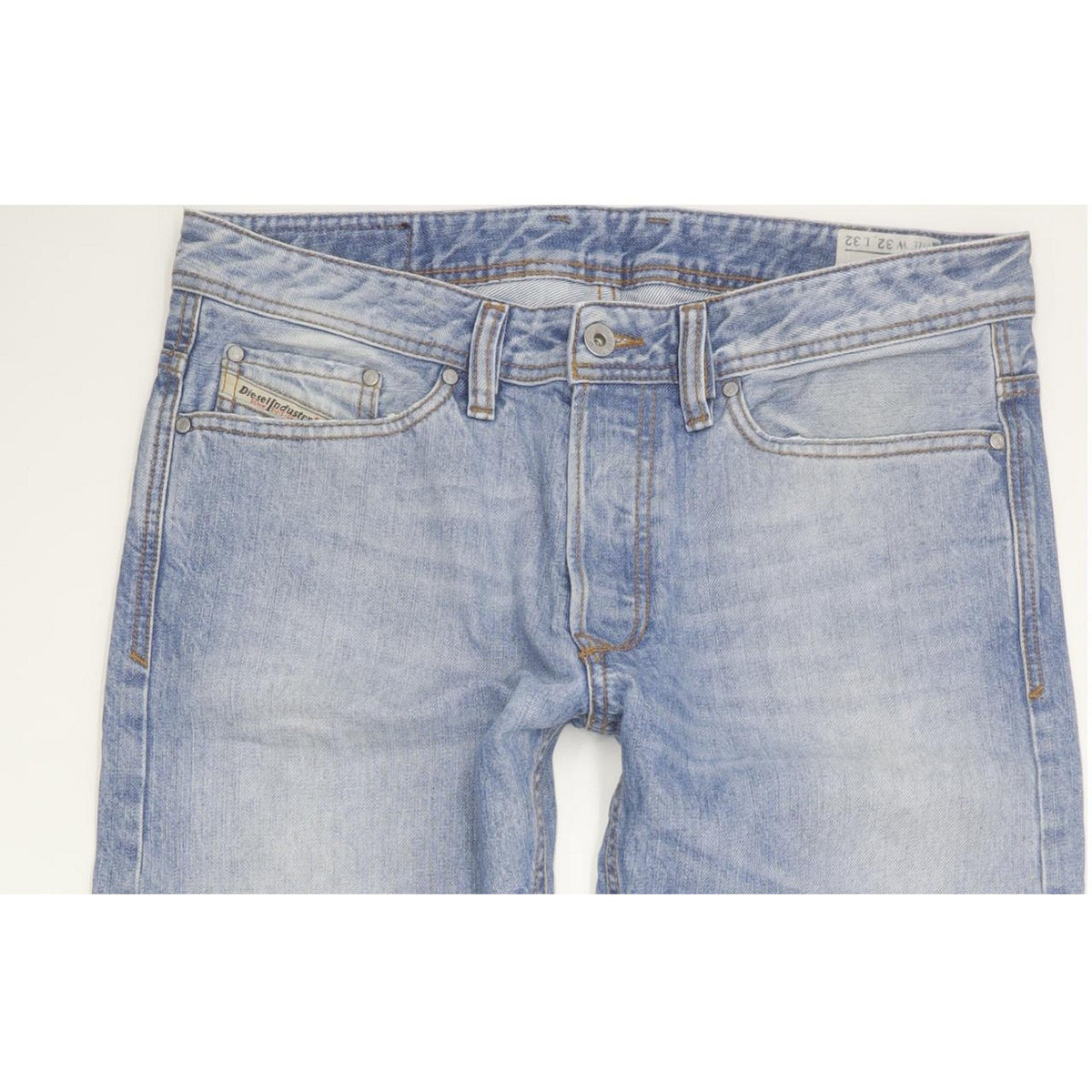 Diesel Viker 0RK37 Men Blue Straight Regular Jeans W32 L29