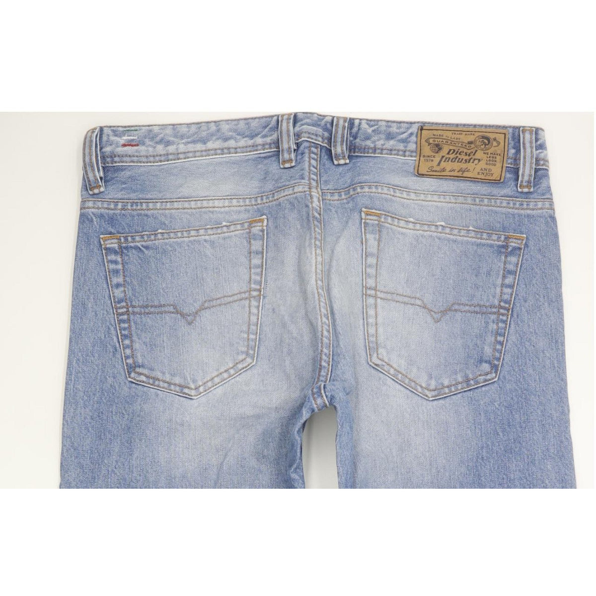 Diesel Viker 0RK37 Men Blue Straight Regular Jeans W32 L29