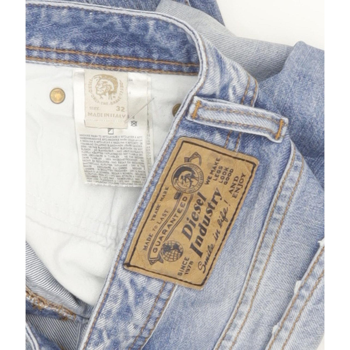 Diesel Viker 0RK37 Men Blue Straight Regular Jeans W32 L29