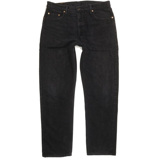 Levi's 615 Men Black Straight Regular Jeans W37 L31