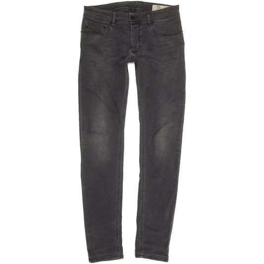Diesel Sleenker 069EQ Men Charcoal Skinny Slim Stretch Jeans W30 L32