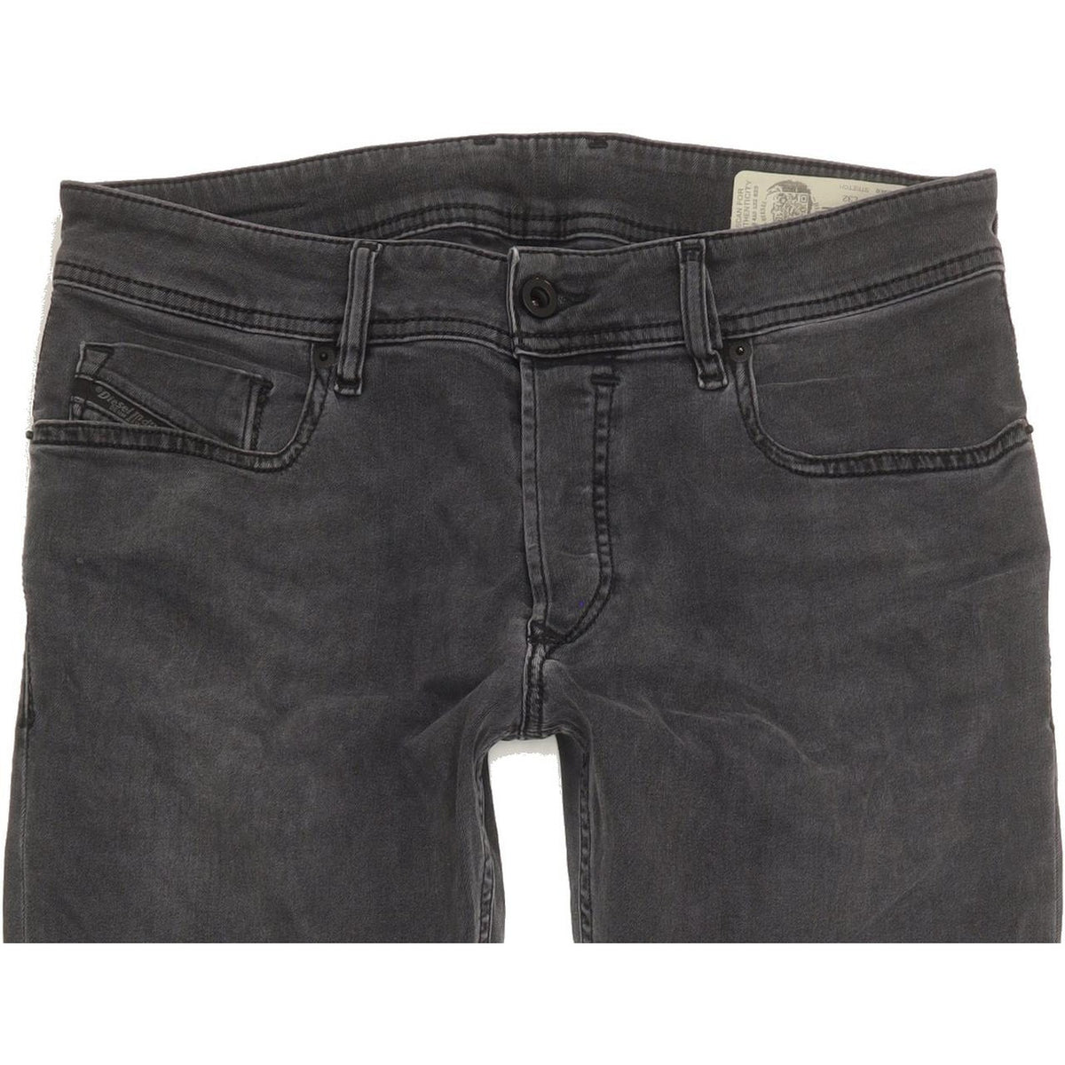 Diesel Sleenker 069EQ Men Charcoal Skinny Slim Stretch Jeans W30 L32