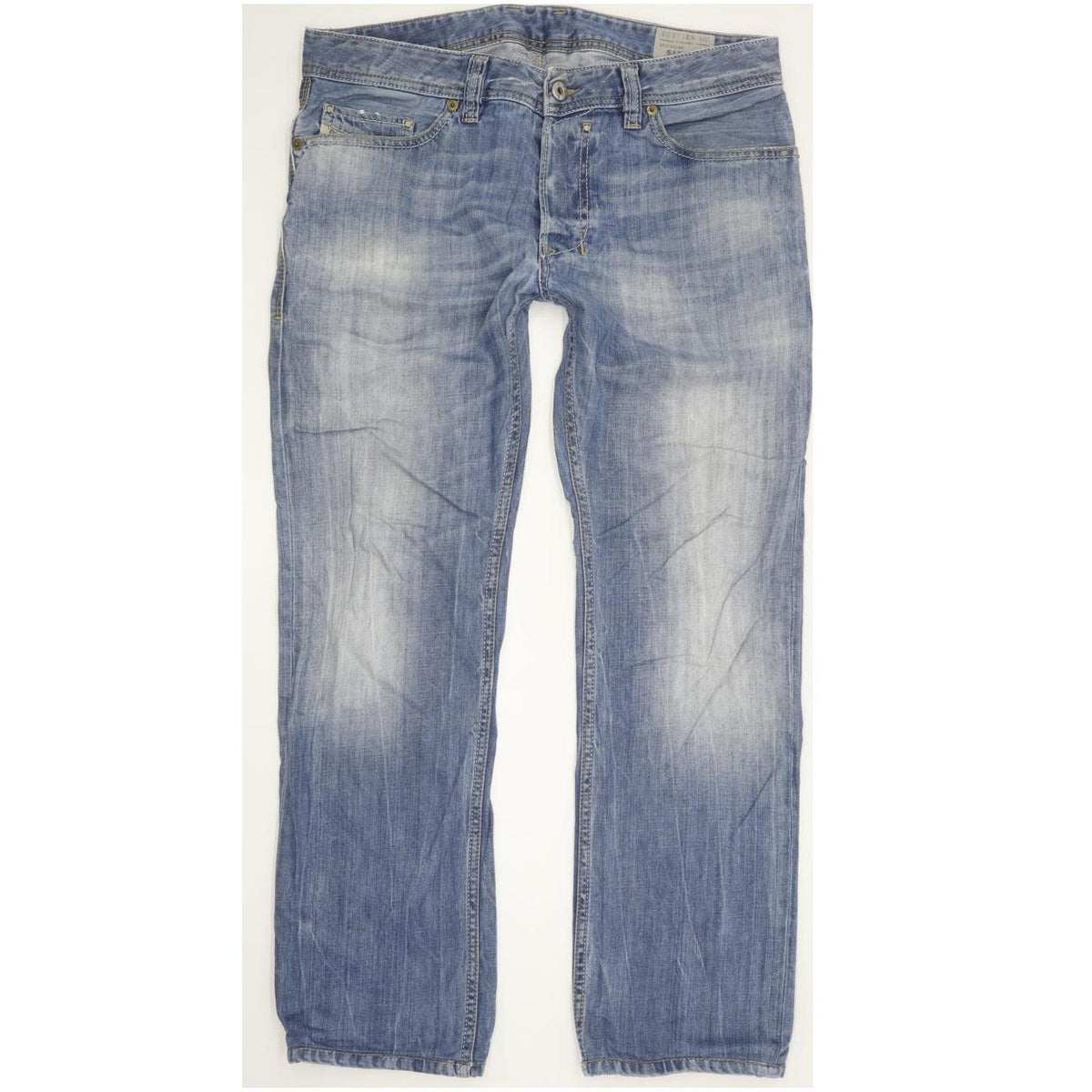 Diesel Safado 0826D Men Blue Straight Slim Jeans W32 L28