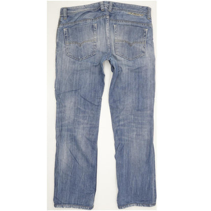 Diesel Safado 0826D Men Blue Straight Slim Jeans W32 L28