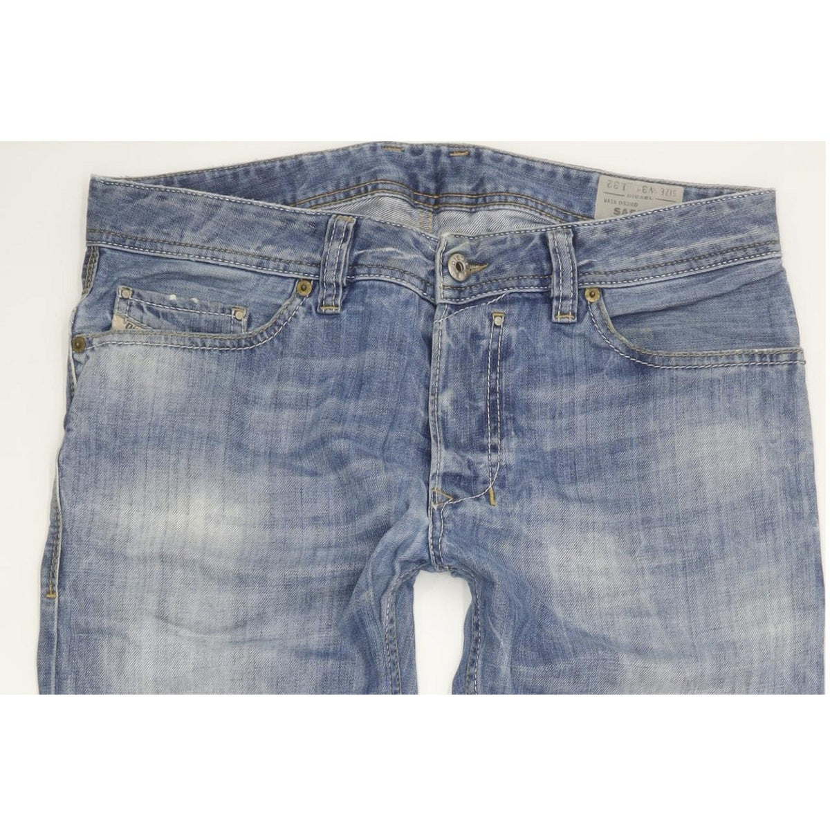 Diesel Safado 0826D Men Blue Straight Slim Jeans W32 L28