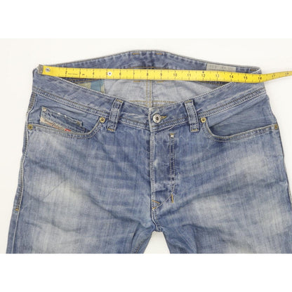 Diesel Safado 0826D Men Blue Straight Slim Jeans W32 L28