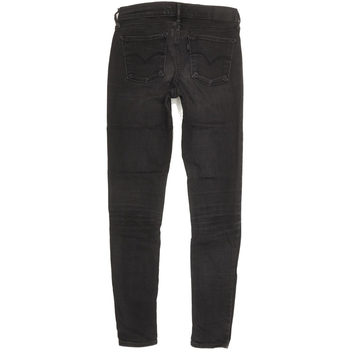 Levi's 710 Super Women Black Skinny Slim Stretch Jeans W27 L29