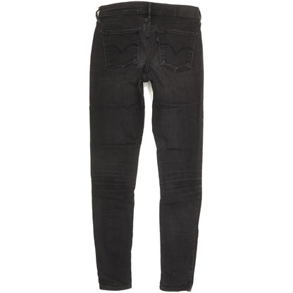 Levi's 710 Super Women Black Skinny Slim Stretch Jeans W27 L29