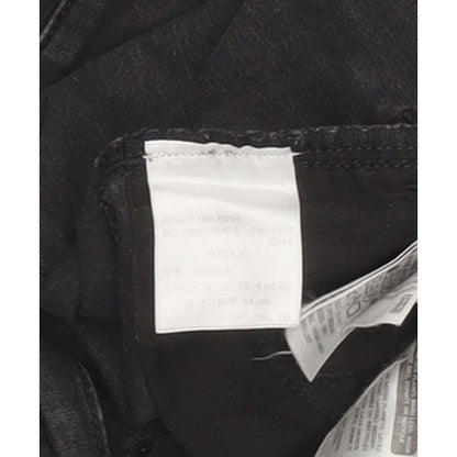 Levi's 710 Super Women Black Skinny Slim Stretch Jeans W27 L29